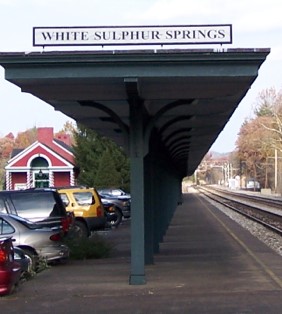 White Sulphur Springs Train Station